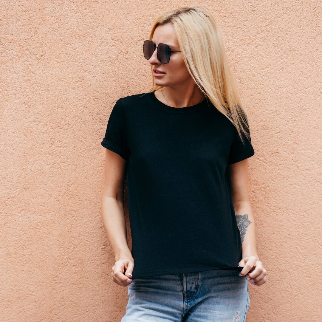 Classic Black Crewneck Tee