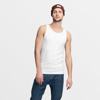 Men's Classic White Tank Top