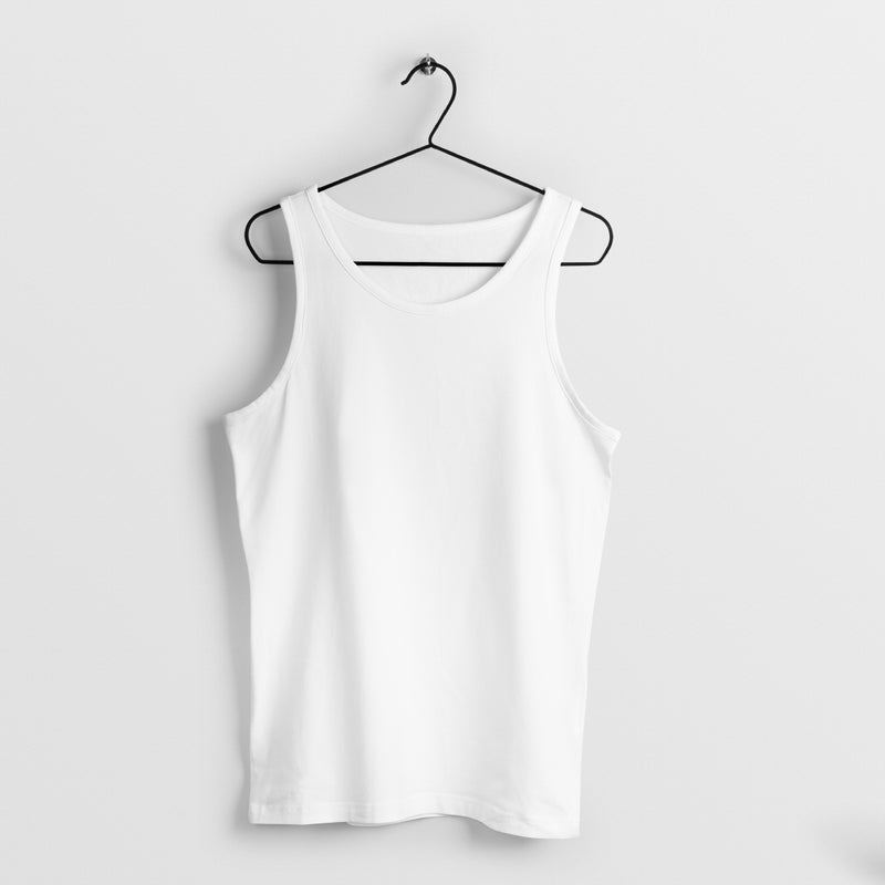 Men's Classic White Tank Top