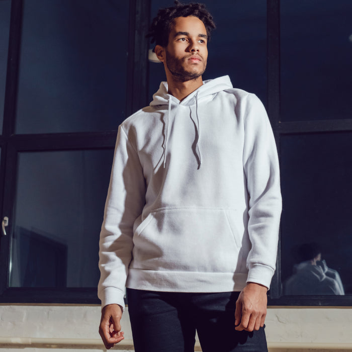 Classic White Pullover Hoodie